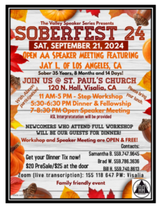 Soberfest 2024 @ St. Paul Episcopal Church